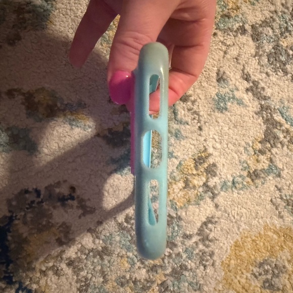 BaubleBar Blue and Pink iPhone Case with 3D Neon Design - Picture 5 of 5